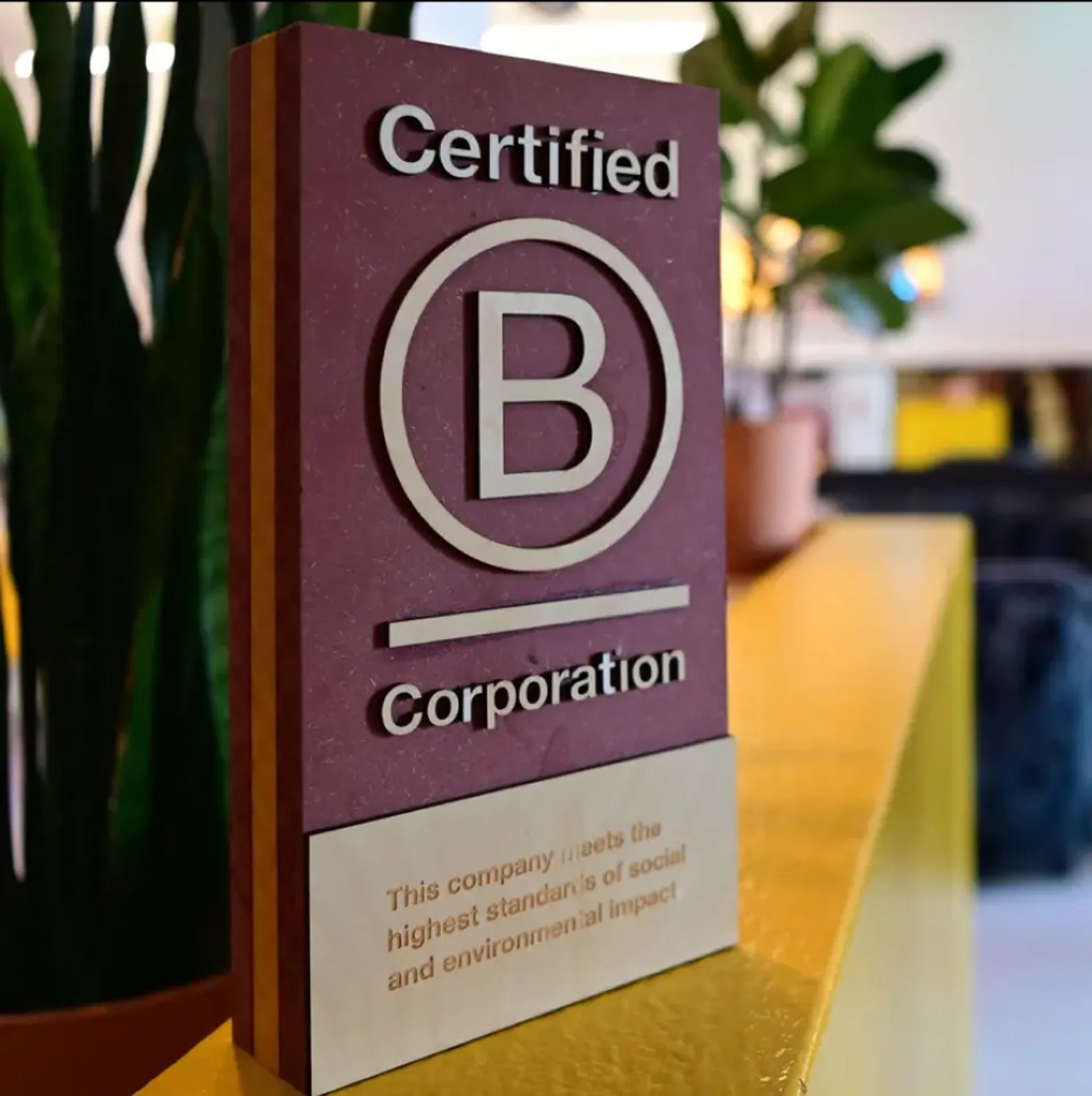 B-Corp certification